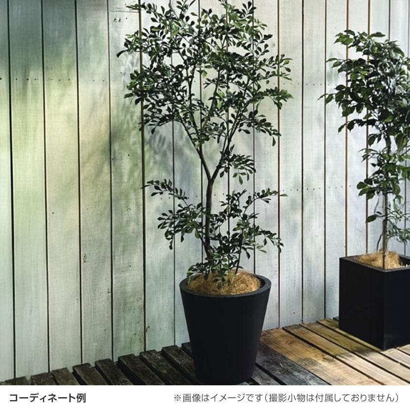 観葉植物 人工樹木 フェイクグリーン 造花 トネリコ FST 高さ1200mm 鉢:SA-7(WH)_1