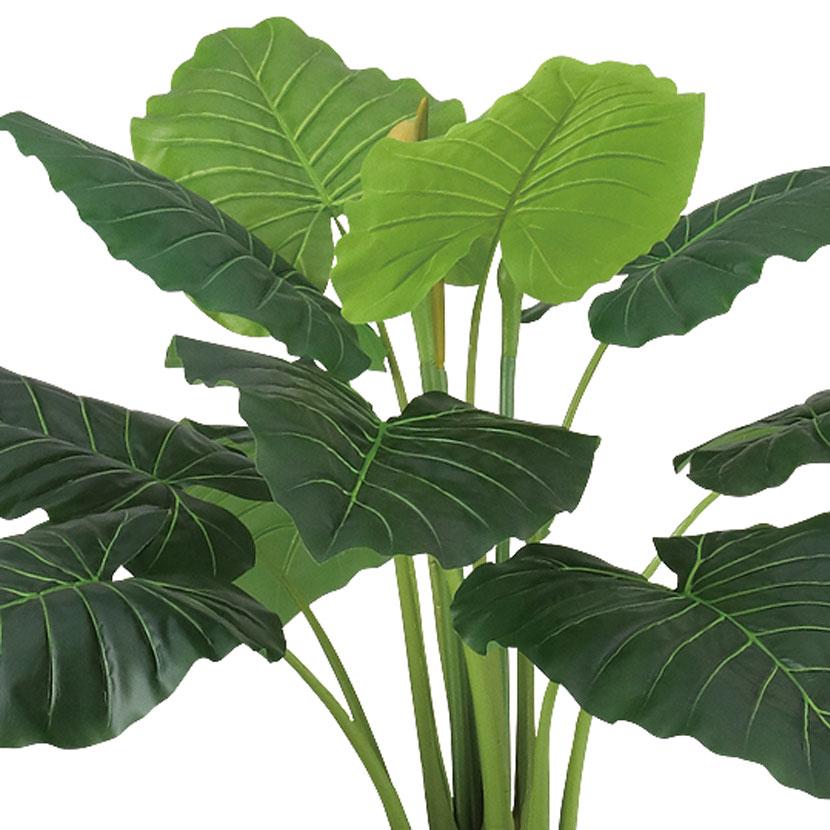 観葉植物 人工樹木 フェイクグリーン 造花 クワズイモ株立 ブラック