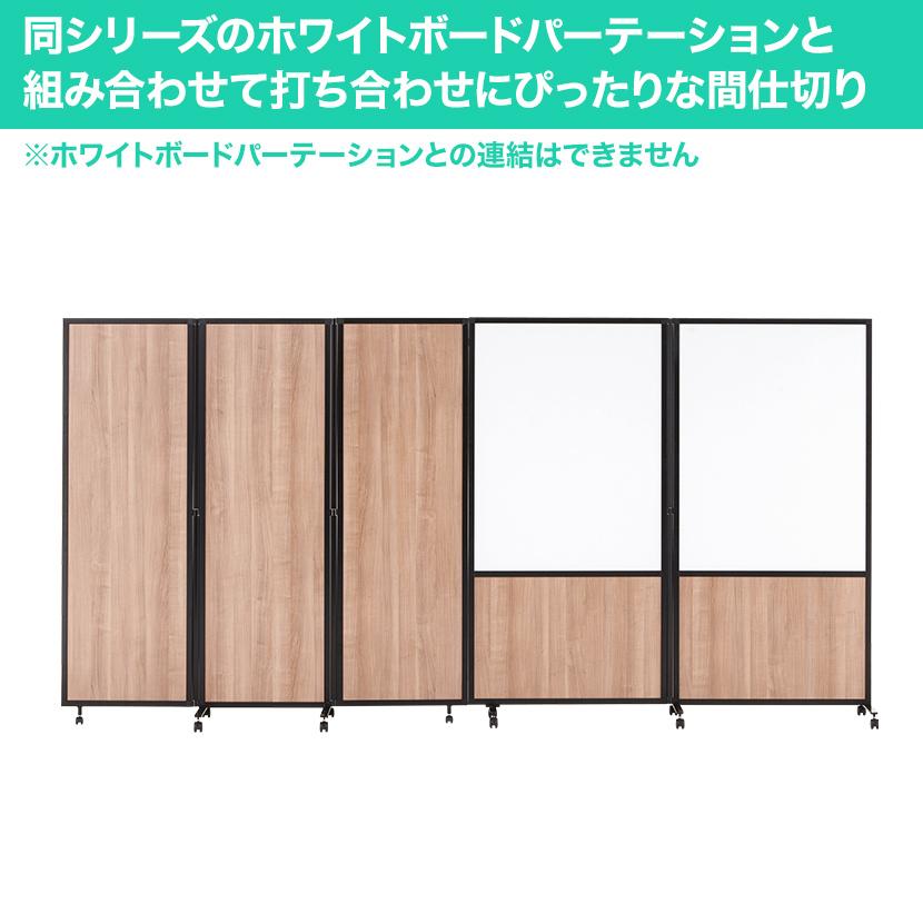法人送料無料 パーテーション キャスター付き スレディ 3連 オフィスパーテーション 折りたたみパーテーション 衝立 仕切り 幅1800×奥行500×高さ1800mm | オフィスコム | 22
