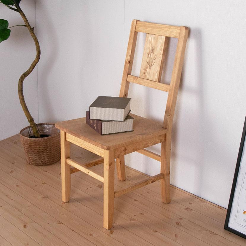 店内展示品★ダイニングチェア2脚組 カントリー調 木製チェア 椅子 板座 無垢材 2脚セット カントリーダイニングチェア 板座 ナチュラル 北欧パイン材