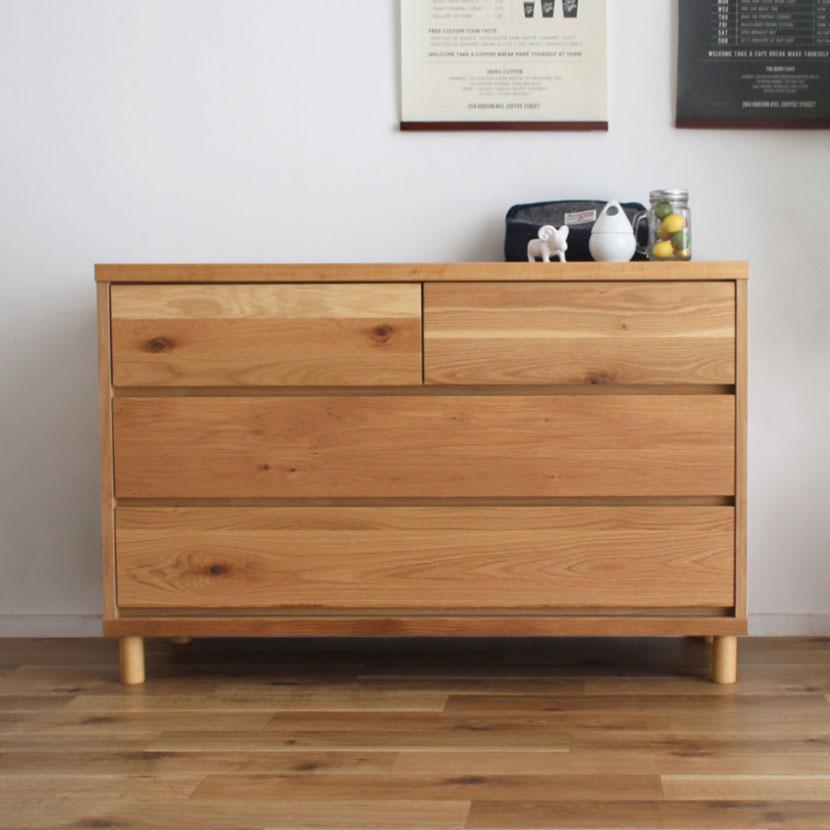 東馬（Tohma） ハウタ NA 110チェスト 引き出し収納 幅1100×奥行400×高