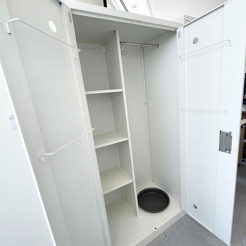 掃除用具入れ スチール製 幅880×奥行515×高さ1790mm 鍵付き 清掃 