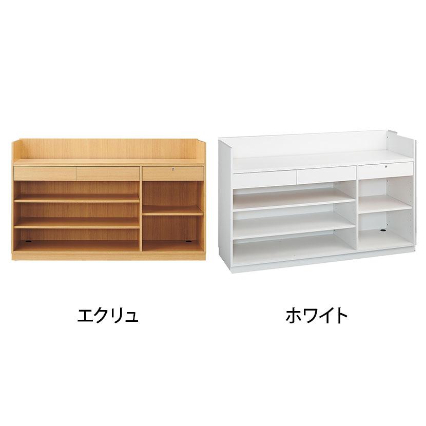 レジカウンター 受付カウンター 会計カウンター 木製 三方枠タイプ 3