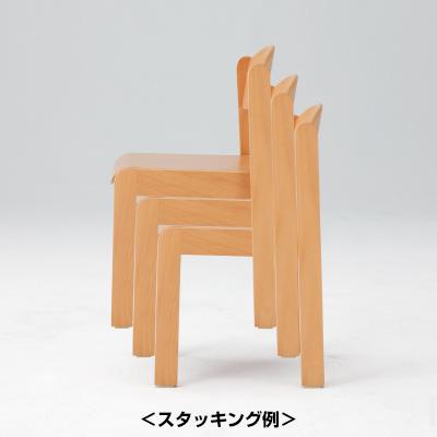 園児用・子供用・イス・キッズチェア4脚セット/座面高さ298mm/TO-CHD-3の画像