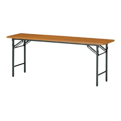 ※引き取り限定※会議テーブル　長テーブル　折りたたみ クランク式折畳テーブル 幅1800 奥行900 高さ700 TS-YT306-N