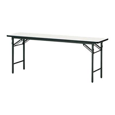 折りたたみ長テーブル ホワイト会議　セミナー14台 楽天市場】会議用テーブル 折りたたみテーブル 棚付き 幅1500