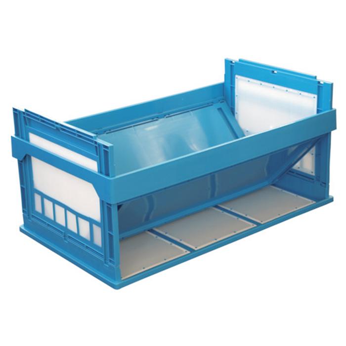 KUNIMORI プラスチック折畳ミコンテナ パタコン N-150 ブルー 50200-N150-B | TRUSCO中山 | 01