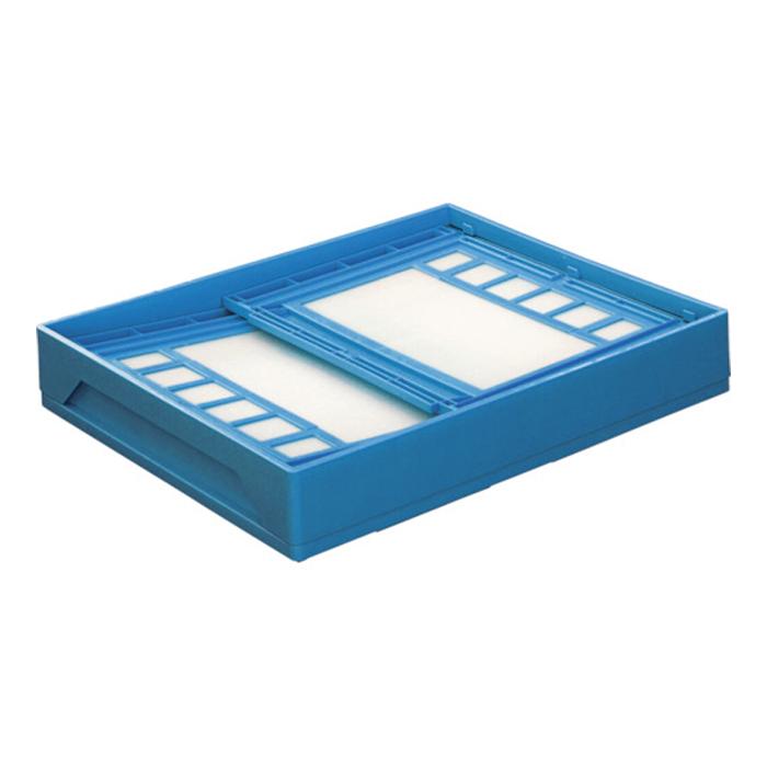 KUNIMORI プラスチック折畳ミコンテナ パタコン N-150 ブルー 50200-N150-B | TRUSCO中山 | 02