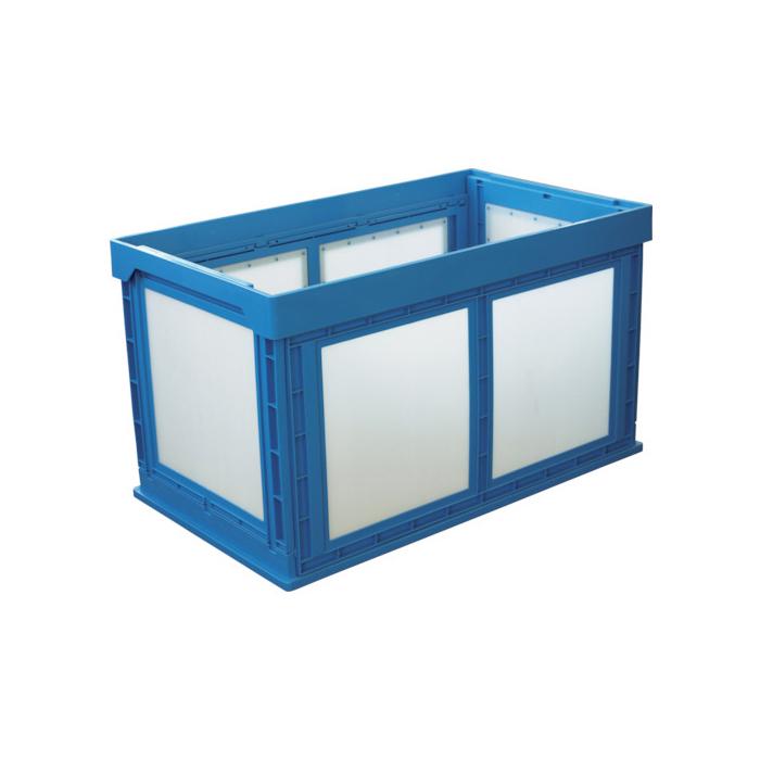 KUNIMORI プラスチック折畳ミコンテナ パタコン N-180 ブルー 50210-N180-B | TRUSCO中山