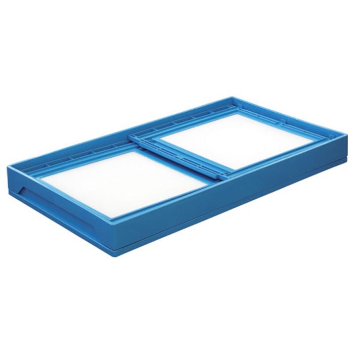 KUNIMORI プラスチック折畳ミコンテナ パタコン N-180 ブルー 50210-N180-B | TRUSCO中山 | 02