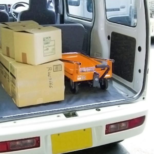 TRUSCO ハンドリフター 150kg 折リタタミ式400mm×720 HLFA-S150F | TRUSCO中山 | 01