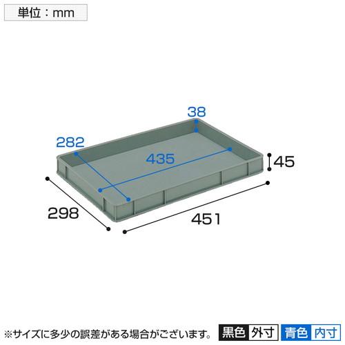 リス コンテナ用 B型プラテナーB-4 幅451×奥行298×高さ45mm | TRUSCO中山 | 02