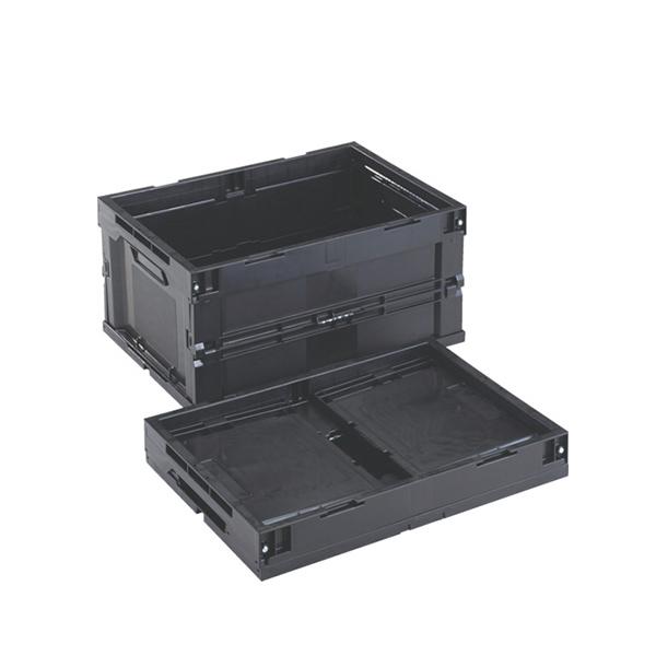 TRUSCO 導電性折リ畳ミコンテナ 40L ブラック CR-S40-EA | TRUSCO中山