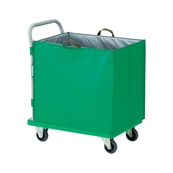 トラスコ中山 TRUSCO TP-702-THBA 樹脂台車 グランカート 台車 ハンドトラックボックス蓋無し 均等耐荷重200kg 幅468×奥行718×高さ170全高900mm | TRUSCO中山