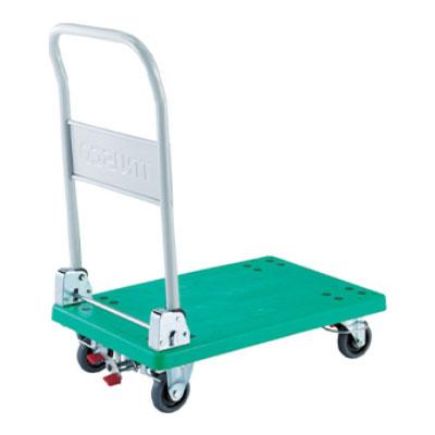 TRUSCO 樹脂台車 グランカート 折りたたみ 4輪リングストッパー付きTP-801JKRS-4 | TRUSCO中山