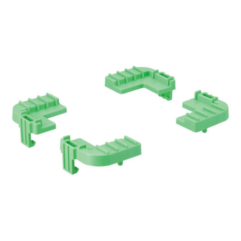 オプション TRUSCO 樹脂製平台車 ルートバン MP-500・MP-600兼用 コーナーストッパー4個組み 幅100×奥行106×高さ55mm MP-600CS | TRUSCO中山