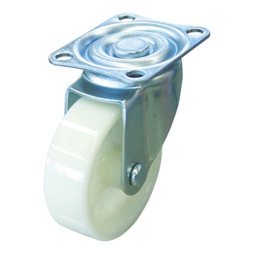 オプション TRUSCO 樹脂製平台車用 自在キャスター 幅58×高さ93mm 直径75mm ナイロン車 TYJ-75N | TRUSCO中山