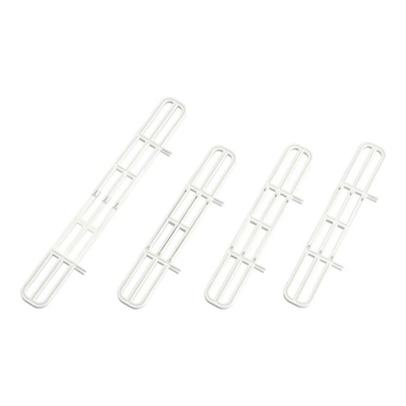 オプション TRUSCO 樹脂製平台車 ルートバン用 こぼれ止めセット 4個入リ 幅340〜582×奥行10mm MPB-KB4SET | TRUSCO中山