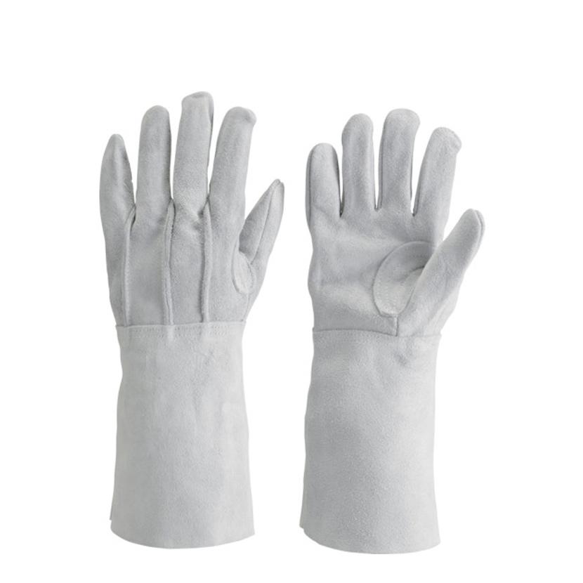 TRUSCO 牛床革手袋 袖長タイプ フリーサイズ JT-5L | TRUSCO中山