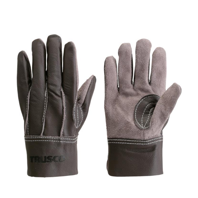 TRUSCO 牛本革製手袋 ブラウン TKBR | TRUSCO中山