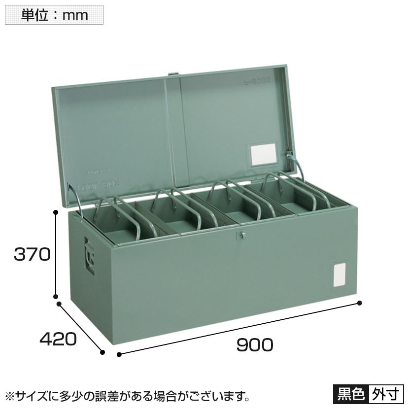 TRUSCO中山 F-9000 中型車載用工具箱 中皿付き ツールボックス 道具箱