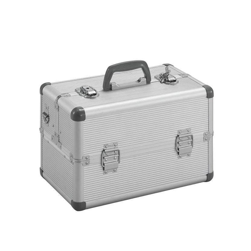 TACR-37 アルミケース(両開き) 仕切り付き シルバー 幅370×奥行225×高さ244mm トラスコ中山 (TRUSCO)/ 389-5530 | TRUSCO中山