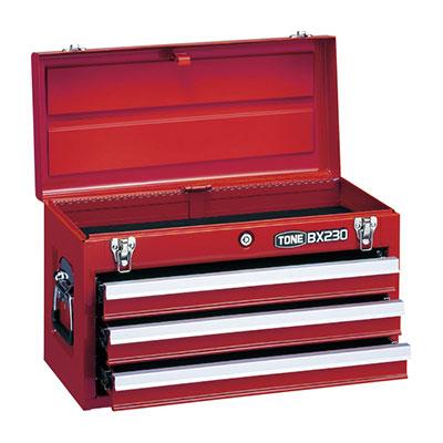 TONE ツールチェスト ボールベアリング式ダブルレール引出し採用 508×232×302mm BX230 | TRUSCO中山 | 02