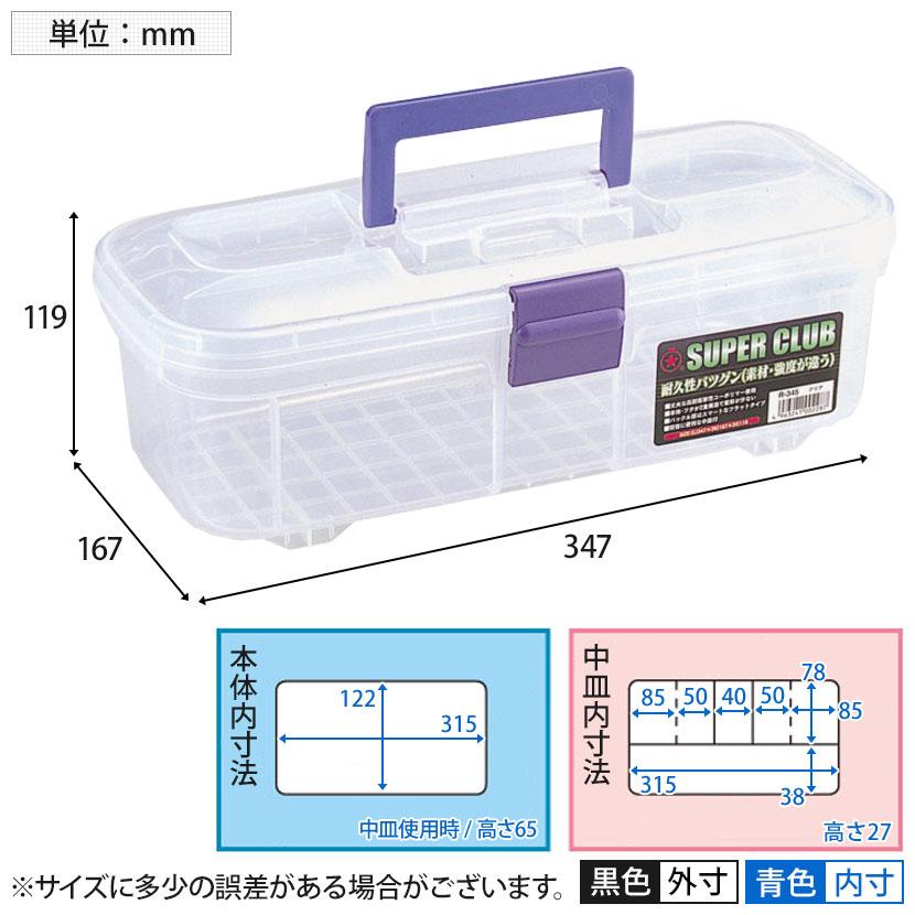 リングスター スーパークラブR-345 クリア 小型工具向け R-345-C | TRUSCO中山 | 01