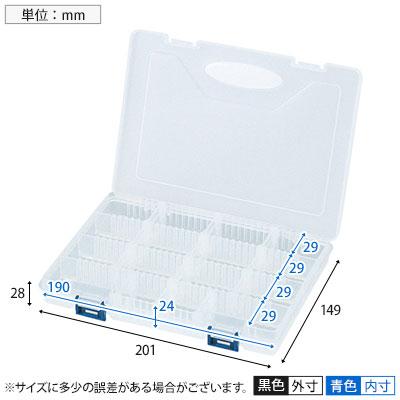 リングスター スーパーピッチ 5.5mm SP-1500Sクリア 仕切り板5.5mmピッチ 調整 プロ仕様 SP-1500S-C | TRUSCO中山 | 01