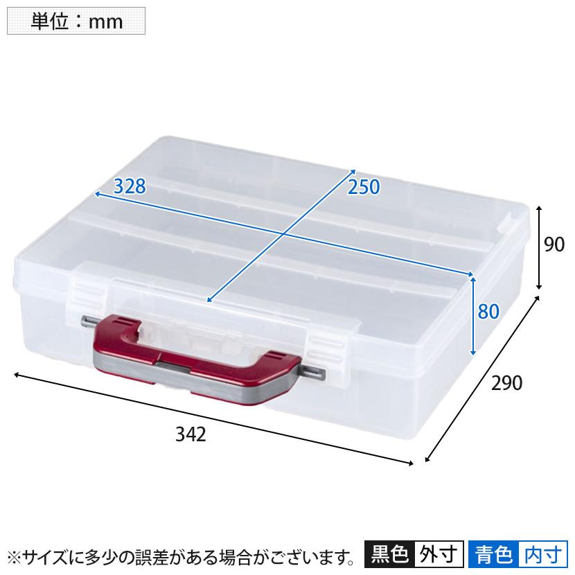 リングスター スーパーピッチ ディープ SP-3400F 深底タイプ ハンドルスライドロック開閉 クリア SP-3400F-C | TRUSCO中山 | 03