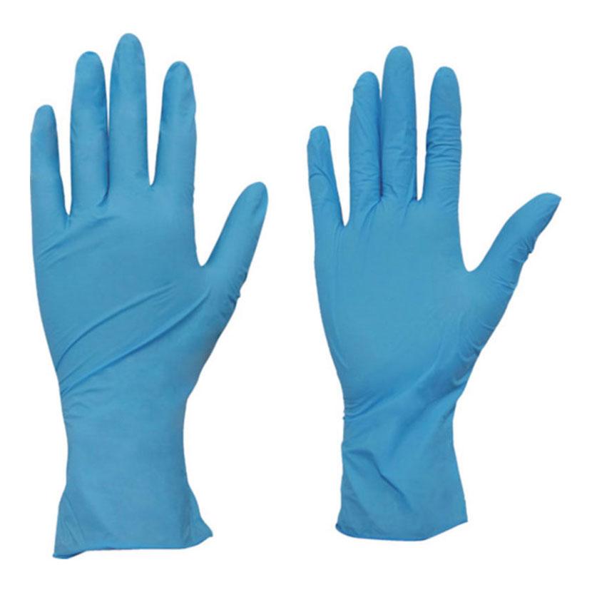 TRUSCO 使い捨てニトリル極薄手袋 粉無 ブルー (100枚入) | TRUSCO中山