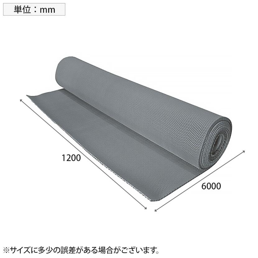カーボーイ 安全歩行マット すべり止め 現場の足元整備 全面メッシュ構造 1200×6000mm | TRUSCO中山 | 05