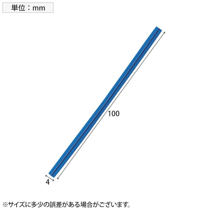 TRUSCO ポリエチレンタイ 幅4×長さ100mm 青 (200本入り) | TRUSCO中山 | 01