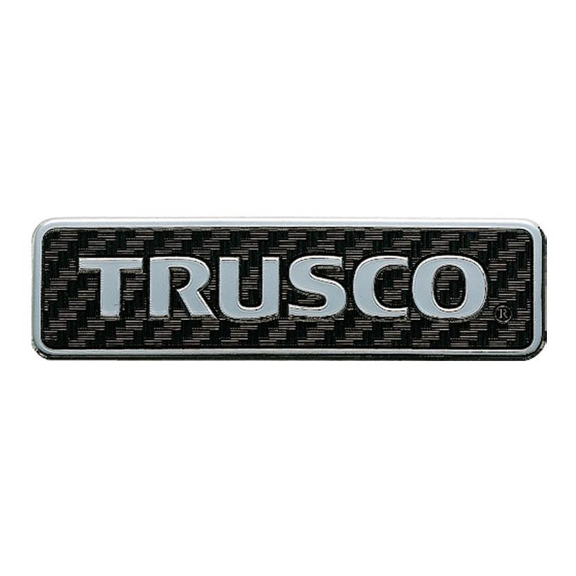TRUSCO 超耐候性軟質エンブレム TRUSCOロゴ文字のみ エンボス加工タイプ 縦34.8×横107.2mm | TRUSCO中山