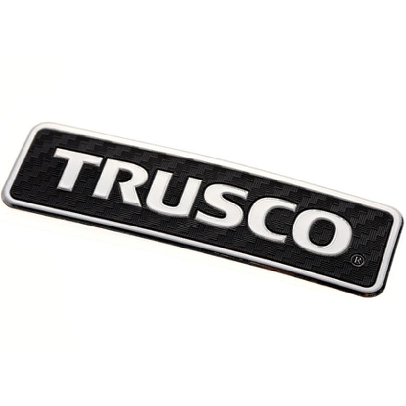 TRUSCO 超耐候性軟質エンブレム TRUSCOロゴ文字のみ エンボス加工タイプ 縦34.8×横107.2mm | TRUSCO中山 | 01