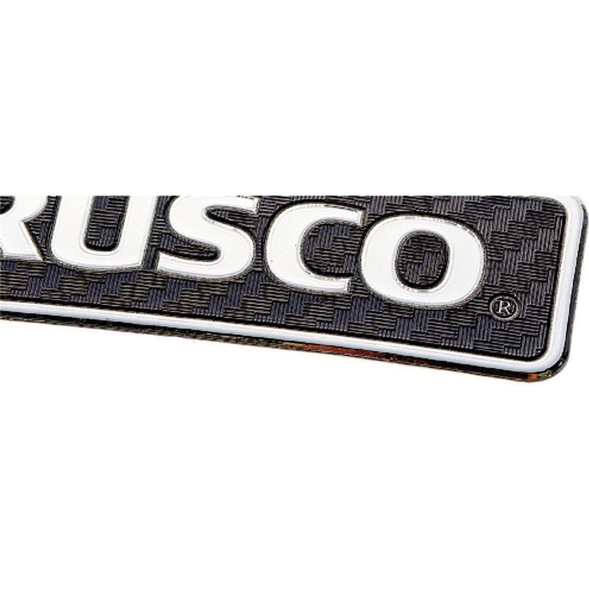 TRUSCO 超耐候性軟質エンブレム TRUSCOロゴ文字のみ エンボス加工タイプ 縦34.8×横107.2mm | TRUSCO中山 | 03