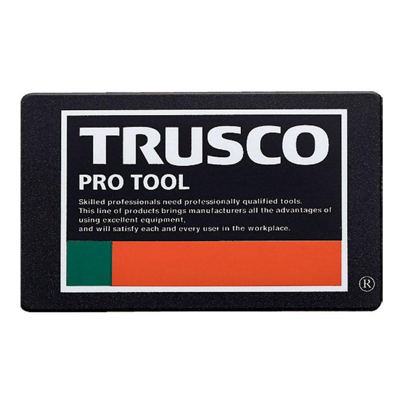 TRUSCO 超耐候性軟質エンブレム TRUSCO PRO TOOLロゴ 印刷タイプ 縦66×横102mm | TRUSCO中山
