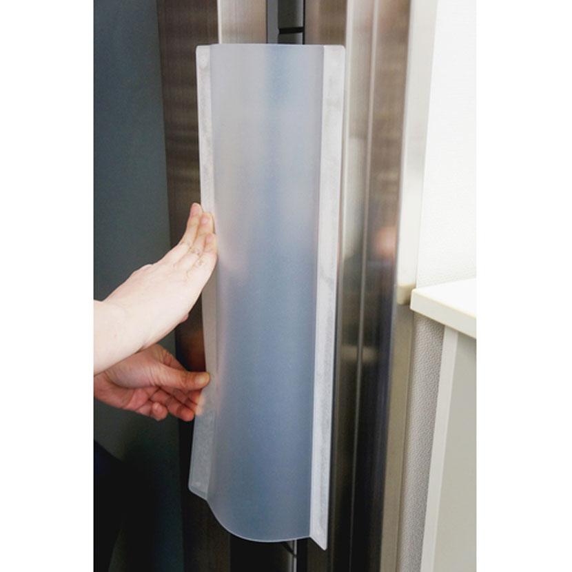 TRUSCO PP指詰め防止ストッパー 透明 幅190×長さ440mm 2個入り | TRUSCO中山 | 03