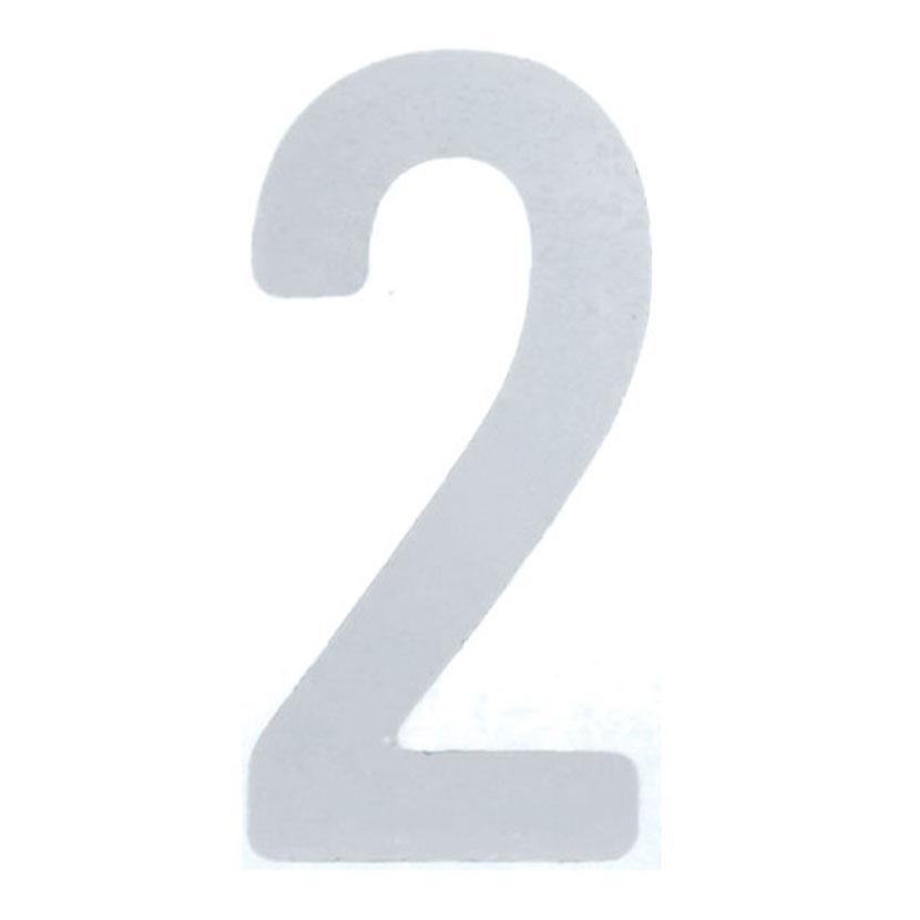 TRUSCO カッティング文字 白 2 縦50×横25mm | TRUSCO中山