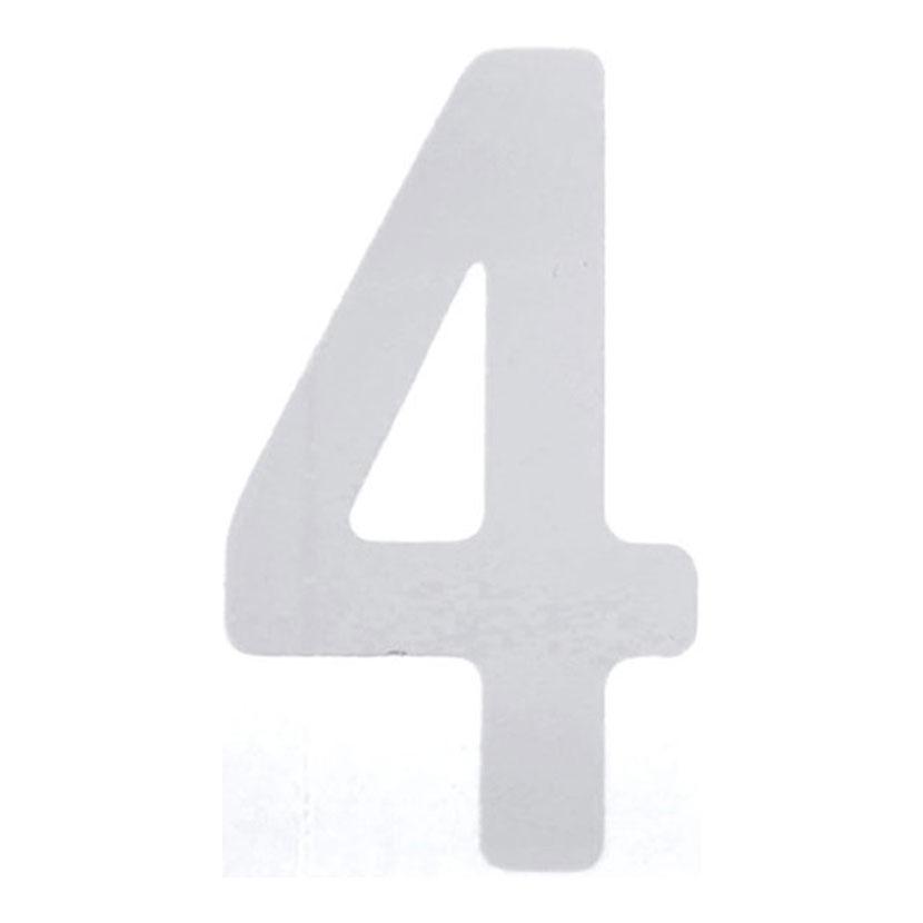 TRUSCO カッティング文字 白 4 縦50×横25mm | TRUSCO中山