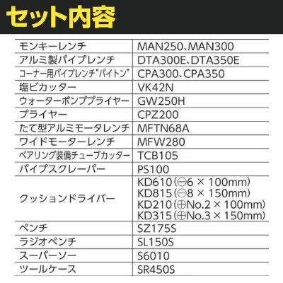 スーパー プロ用配管工具セット スタンダードタイプ H4000S｜officecom｜02