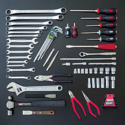 TONE トネ ツールセット(オートメカニック用) 61pcs 500AD | TRUSCO中山 | 03