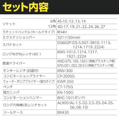 TONE トネ ツールセット(メンテナンス用) 700SX | TRUSCO中山 | 01