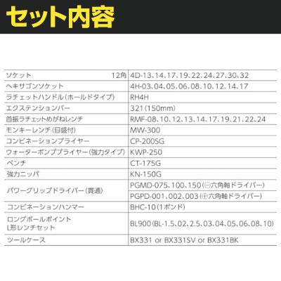 TONE トネ ツールセット 差込角12.7mm 52点セット TSH430 | TRUSCO中山 | 02