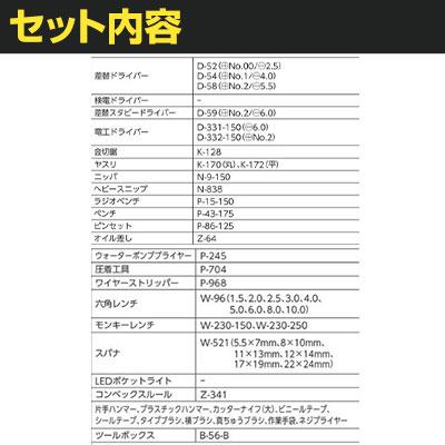 HOZAN 工具セット メンテナンスセット48点 S51 | TRUSCO中山 | 01