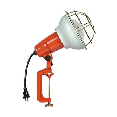 ハタヤ 防雨型作業灯 リフレクターランプ300W 100V電線0.3m バイス付き RE300 | TRUSCO中山