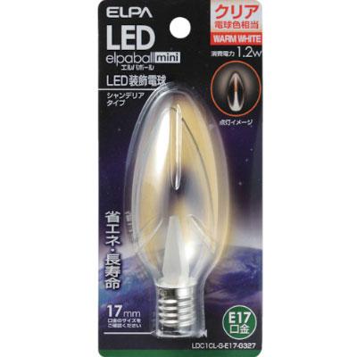 ELPA エルパ LED電球シャンデリアE17 LDC1LGE17 | TRUSCO中山 | 03