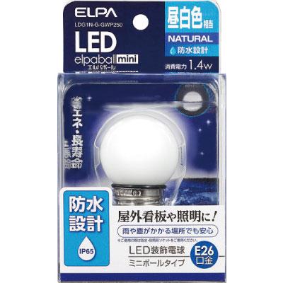 ELPA エルパ LED電球G40形防水E26N色 LDG1NG | TRUSCO中山 | 02
