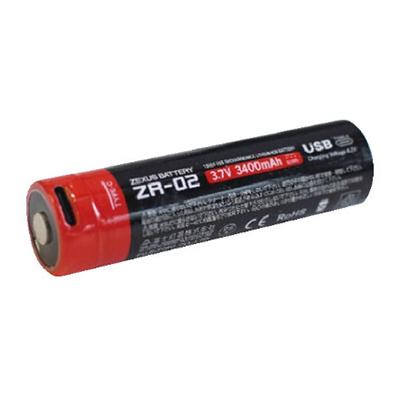 TRUSCO中山 オプション ZEXUS ゼクサス 専用リチウム電池 ZR-02 ZR02