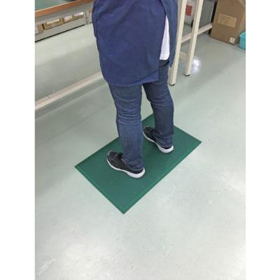 カーボーイ 足腰マット 疲労軽減 圧力分散 穴ナシ Lサイズ 幅900×長さ1500mm | TRUSCO中山 | 04